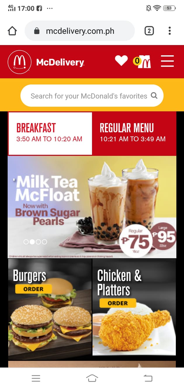 Mcdonald's Website